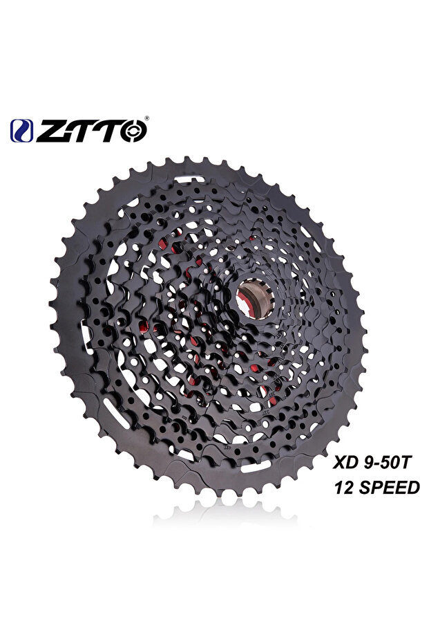 Choice XD 12S 9-50T L black MTB 12S 9-50T XD Cassette 9T XD Cassette Black 532g 556% RANGE 12S