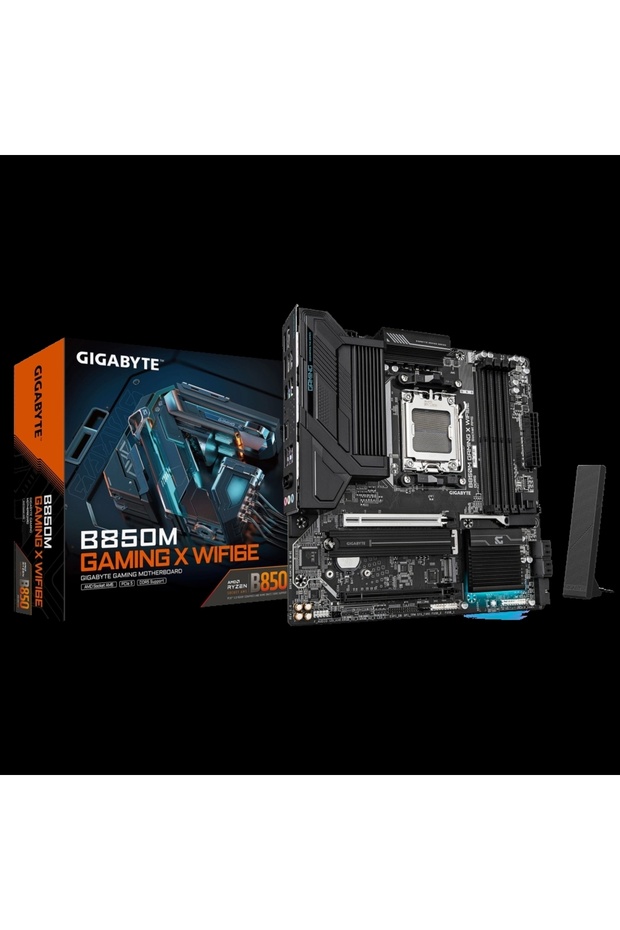 B850 GAMING X WF6E 8200MHz OC DDR5 Soket AM5 M.2 HDMI DP ATX Anakart - 1