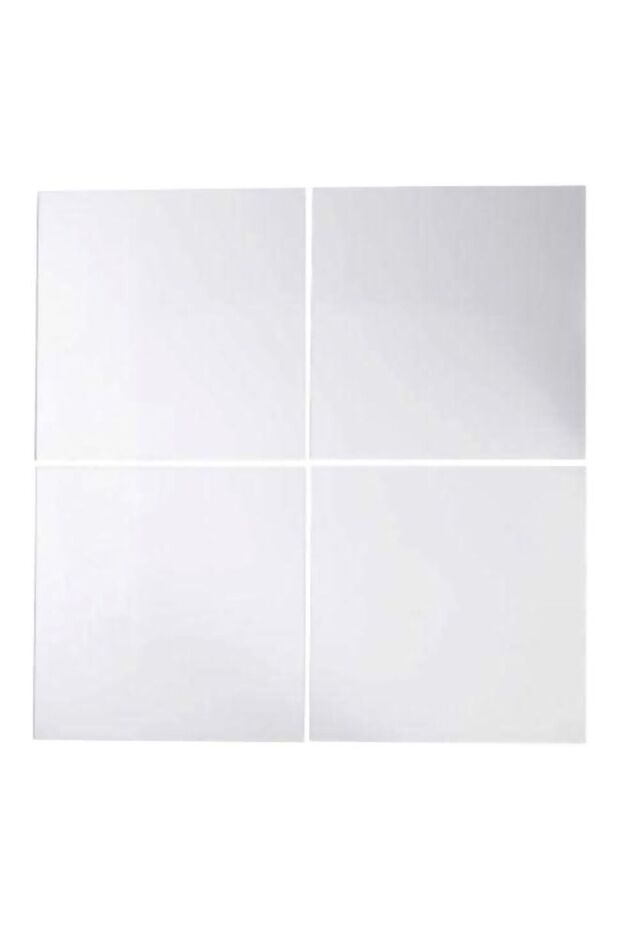 4-Piece Lots Mirror Set Clear 30x30cm