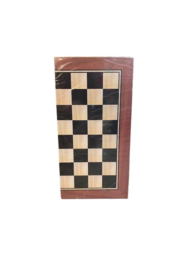 3-in-1 Board Game Set: Chess, Backgammon, and Checkers - 39x39 cm with All Pieces Included - 3