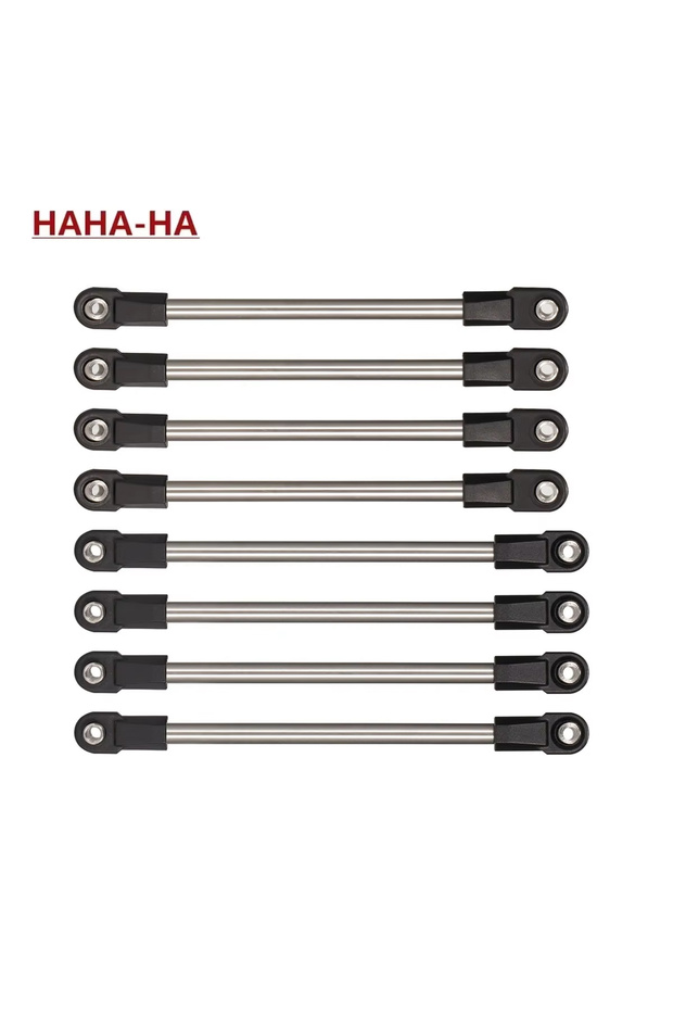 Stainless Steel Chassis Tie Rod 275mm Wheelbase Links Set with M4 Rod Ends for 1/10 RC Crawler 27...