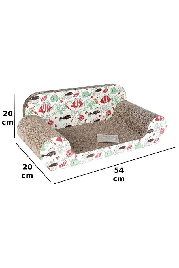 Cat Play Set, Cat Scratching Post, Sofa Shape - 2