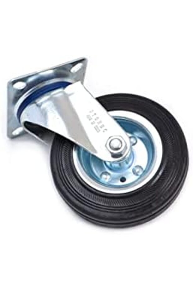 عجلات دوارة بقاعدة ثابتة، 200 مم - - 2