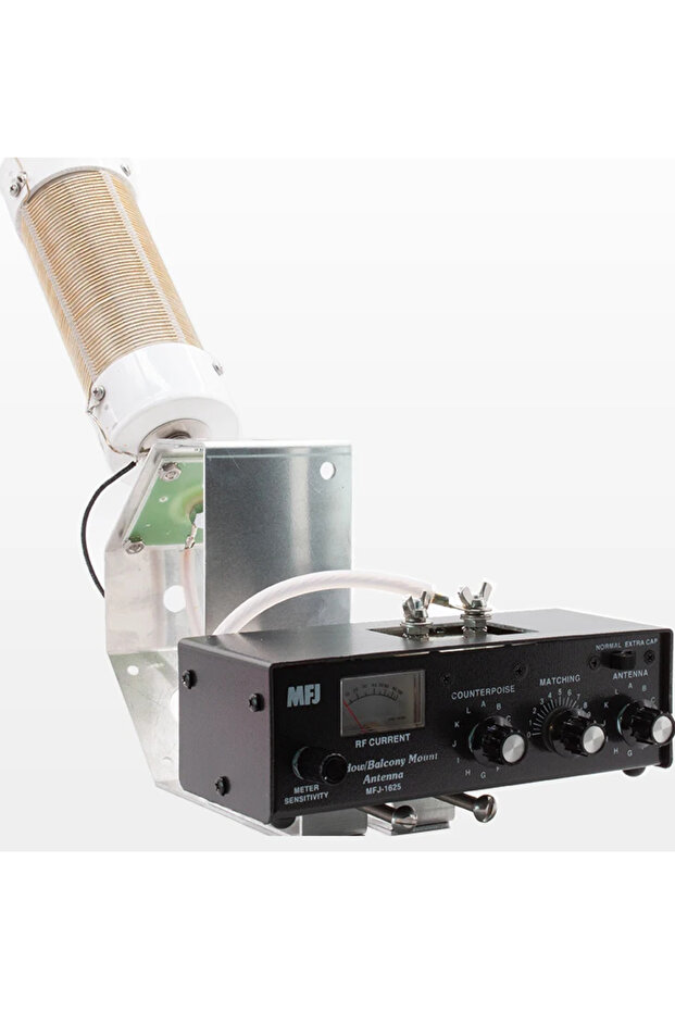 GÜMRÜK BEY Sky Tuner HF 80-6M + MFJ-1625 Pencere/Balkon Taşınabilir Kısa Dalga Alıcı Anten Seti