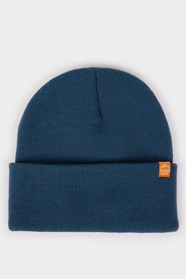 Boy's Woven Label Knitwear Beanie V1853A623Wn