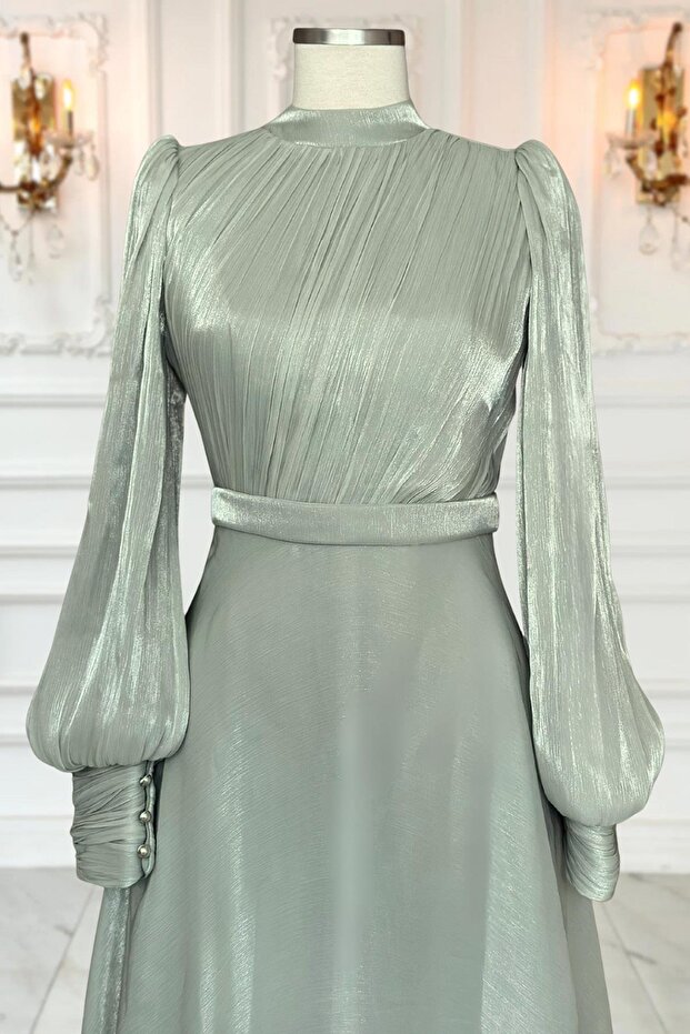 Zen Abiye Elbise Mint - 2