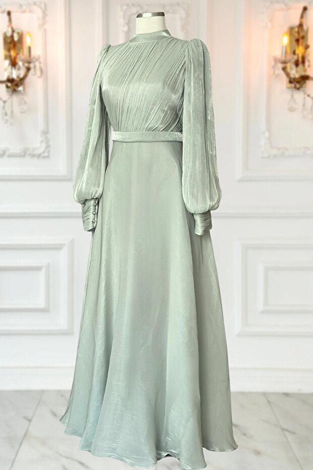 Zen Abiye Elbise Mint - 3