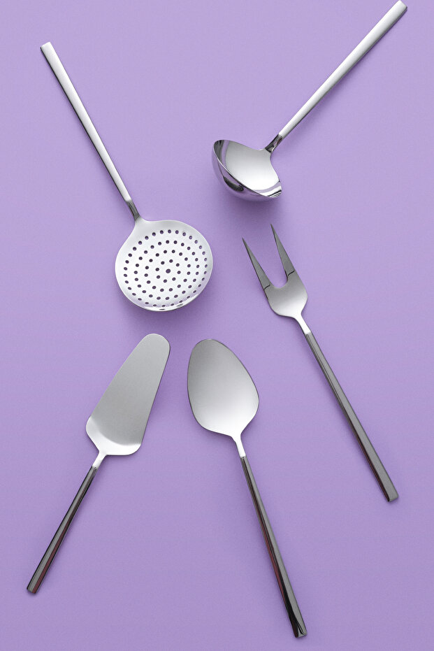 Milano 5 Parça Çelik Servis Seti - 2