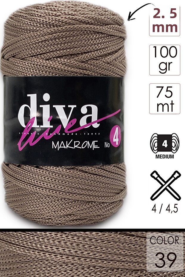 Diva Macrame Thread Thick (NO:4) 39 - 1