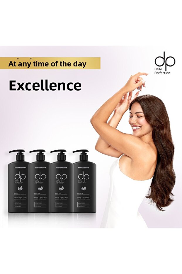 Menthol Shampoo - 800 ml X 4 Pieces - 4