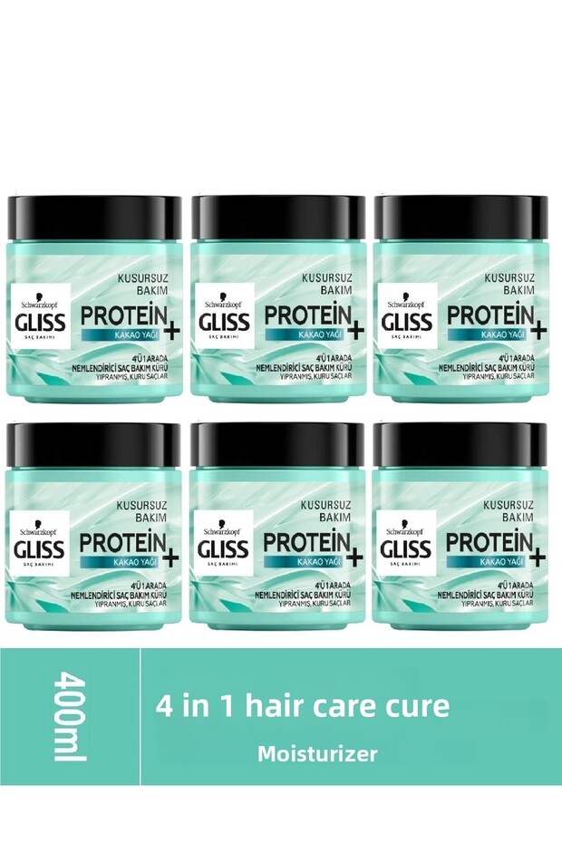 Moisturizing Protein + Cocoa Butter 4 in 1 Hair Care Cream 400 Ml X 6 Pieces