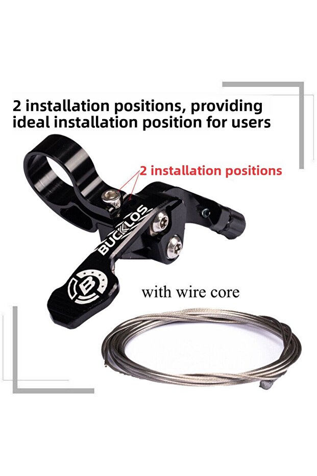 BUCKLOS Telescopic Seatpost Controller MTB Dropper Seat Post Lever Bicycle Seat Shock Remote Leve... - 5