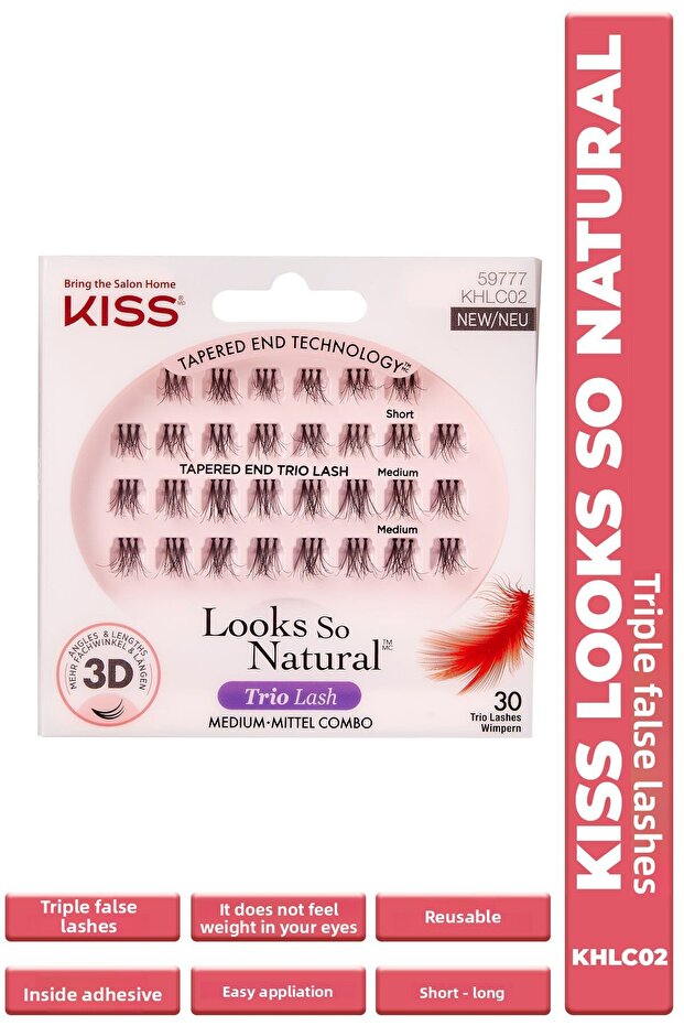 Trio Single False Eyelashes