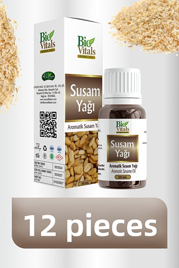 زيت السمسم 50 مل - علبة 12 قطعة