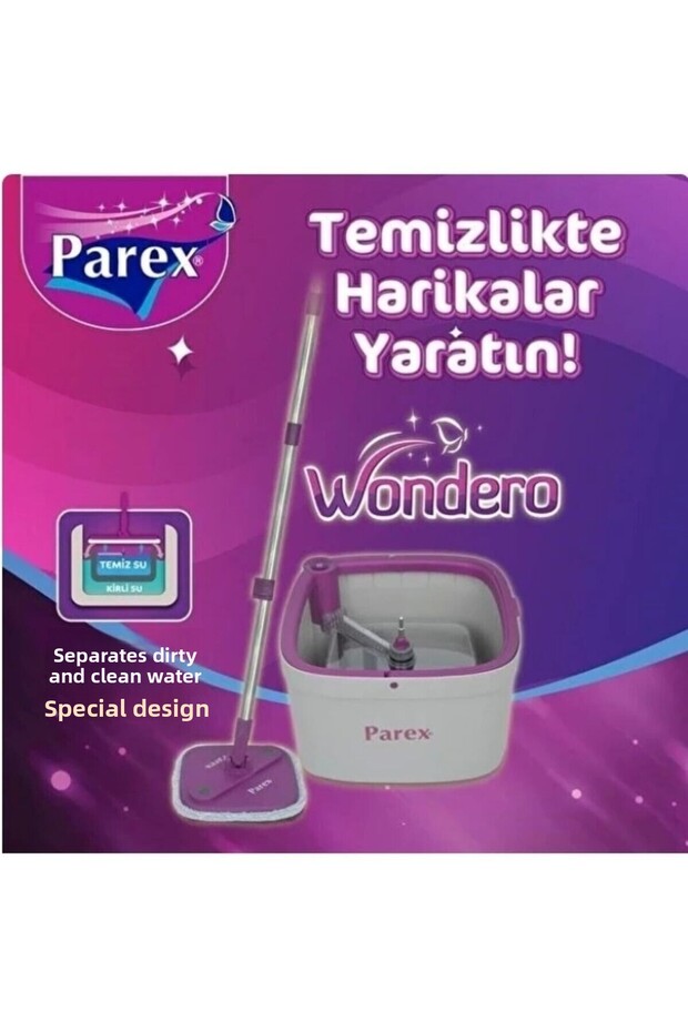 Wondero Automatic Cleaning Set Separating Dirty Water with Clean Water - 3