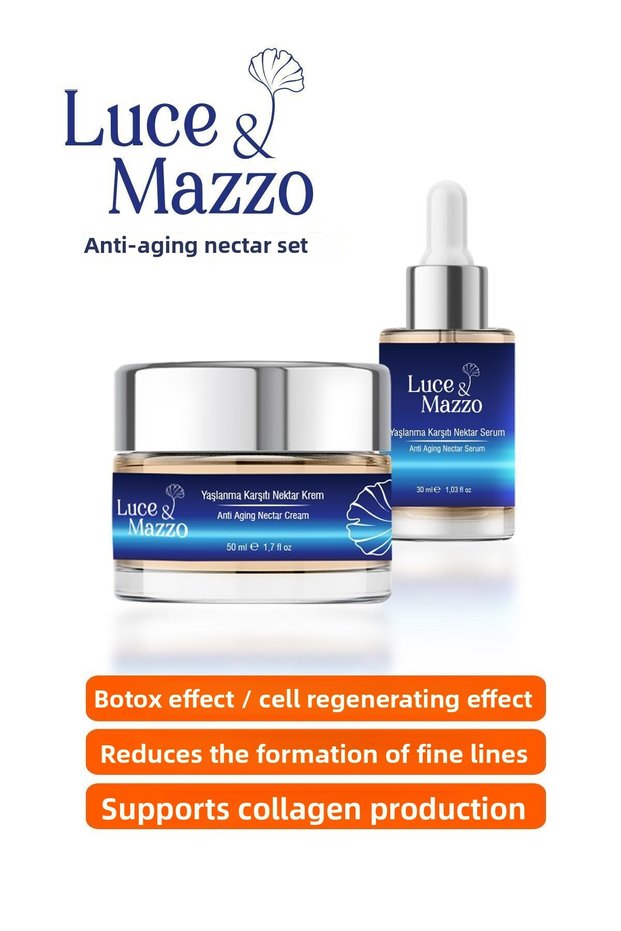 Award-Winning Anti-Aging Nectar Care Set – Wrinkle and Eye Contour Repair (Cream Serum)