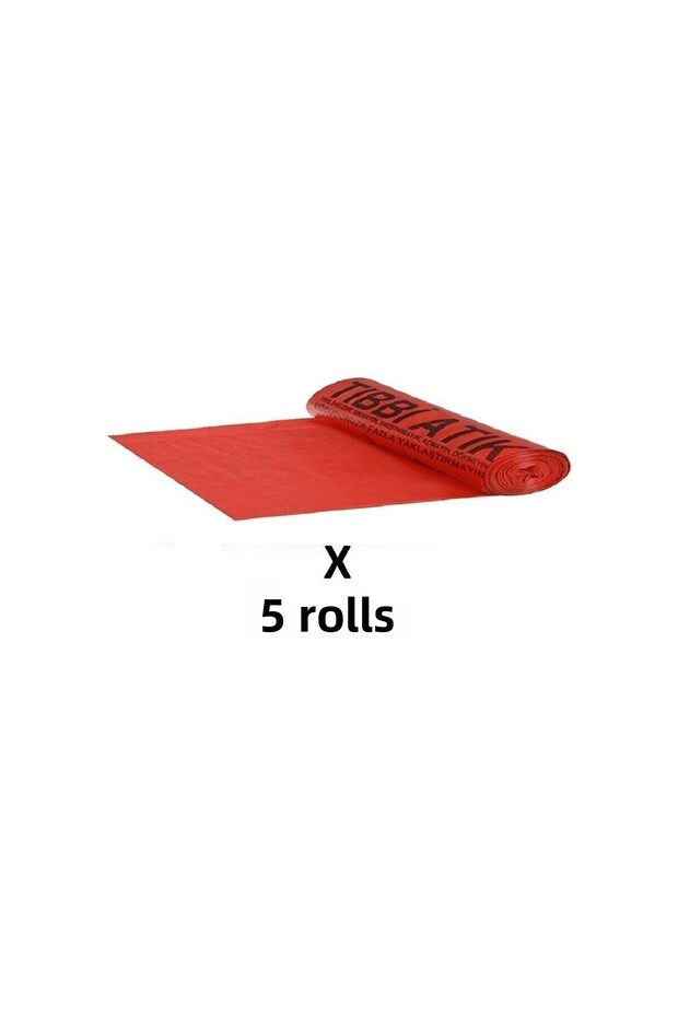 810 grams Medical Waste Printed Jumbo Size (80x110 Cm) Garbage Bag 5 Rolls 10*5=50 Pieces