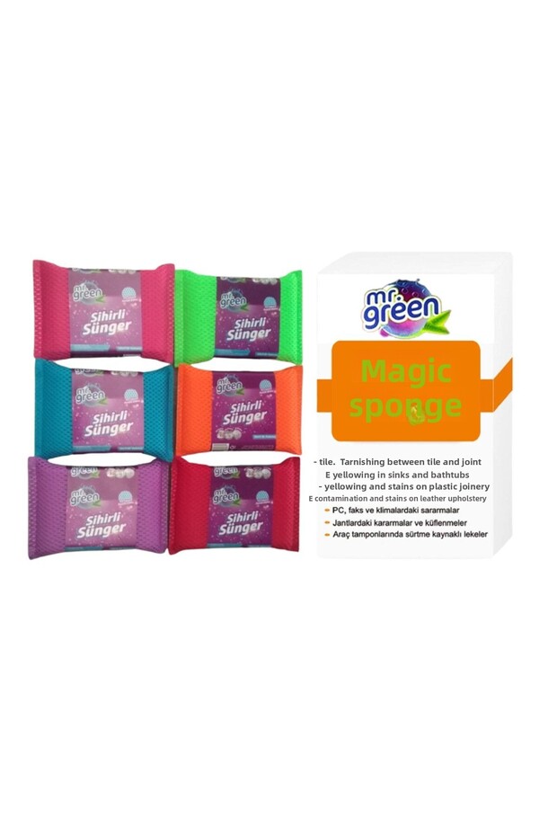 Mr Green Magic Sponge 6 Pieces