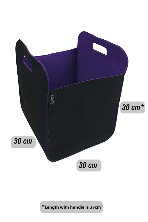 سلة باللون الأرجواني - استخدام مزدوج - 3