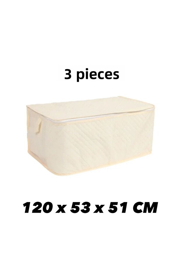 Quilt Cover Battal Mega Plus 120 X 53 X 51 cm 3 Pieces Cream