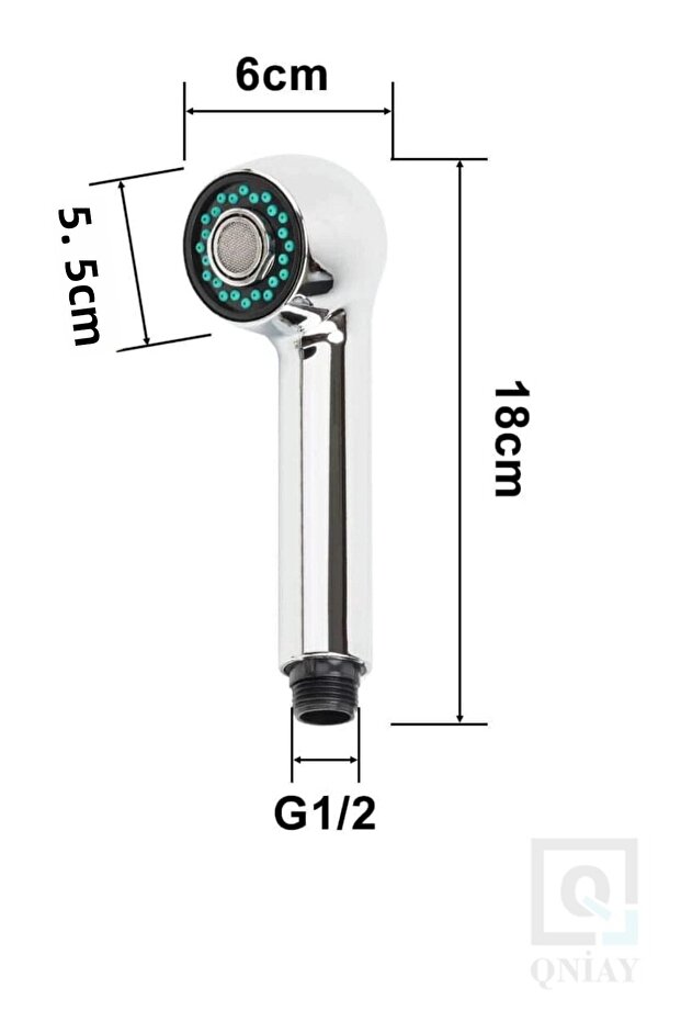 2 وظيفة بالوعة المطبخ رأس الحلاق دش يدوي - 4