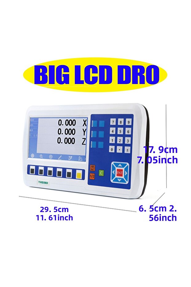 2 3 4 5 Axis Dro BIG LCD Digital Readout 13 Languages 7'' Large Display YH800-2V YH800-3V YH800-4... - 6
