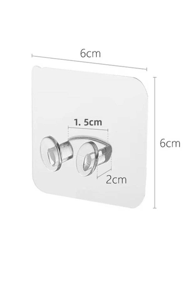 خطاف لاصق فائق، حامل كابل، خطاف كابل متعدد الأغراض 8 قطع - 3