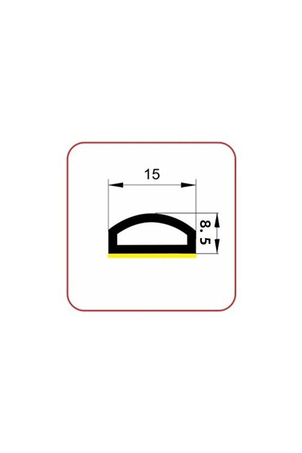 1 Meter Adhesive Iron-Steel Door Tape-Seal & Insulated Insulating Wick