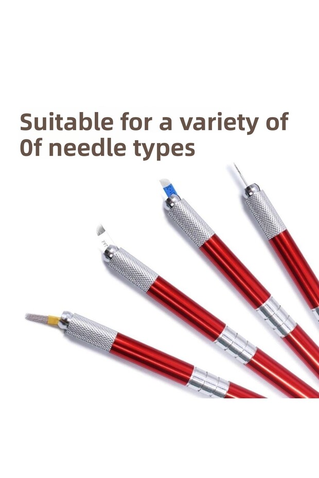 1Pc Permanent Makeup Single Ended Microblading Pen with Needle Gift - 3