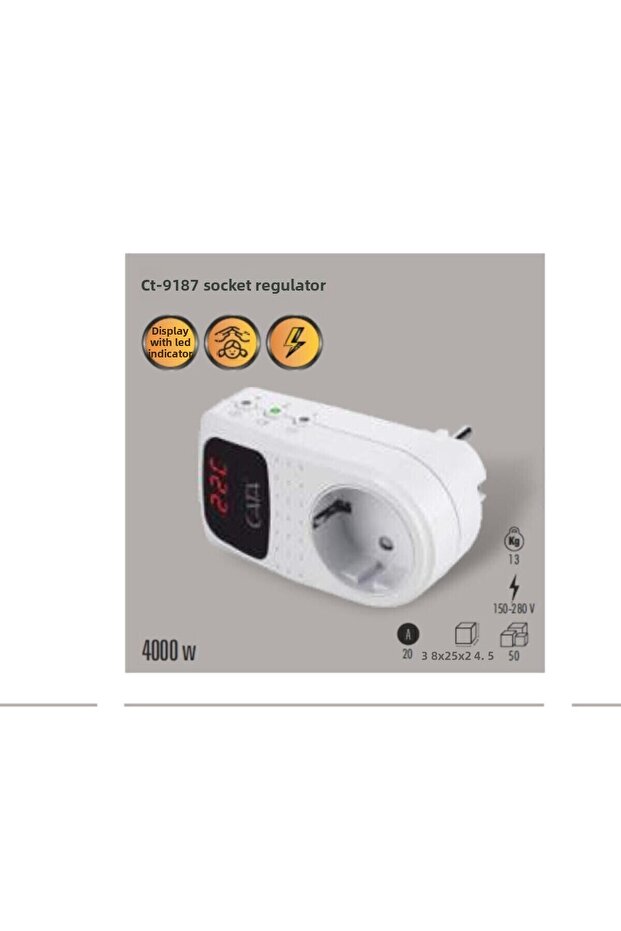 منظم مقبس Ct-9187 (150-280 فولت-4000 واط)