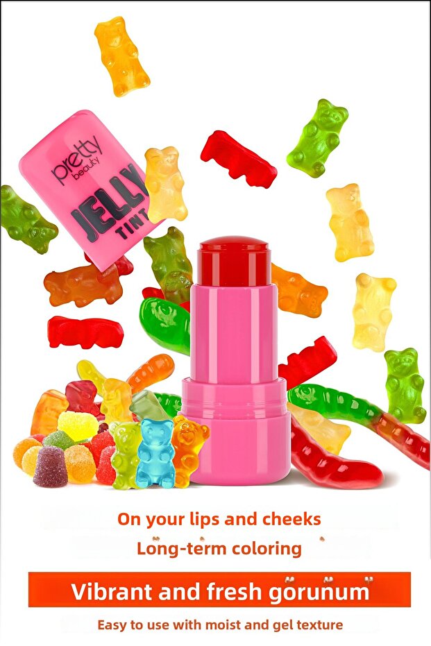 Jelly Tint Natural Look Lip and Cheek Coloring Blush