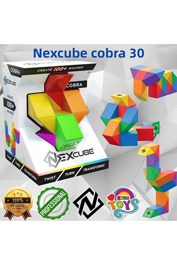 مكعب الكوبرا الأصلي NexCube - مكعب السرعة NexCube - مكعب اللغز NexCube ثلاثي الأبعاد - مكعب الذكاء - مكعب روبيك - 1