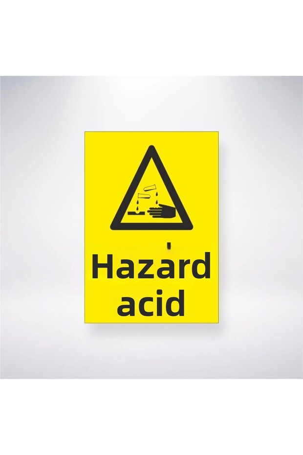 Danger Acid Sticker 20X28 cm
