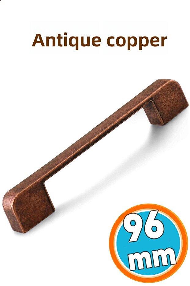 Metal Handle 96 mm -9.6 cm Furniture Drawer Kitchen Cabinet Cupboard Handles Handle Handle Antique Copper