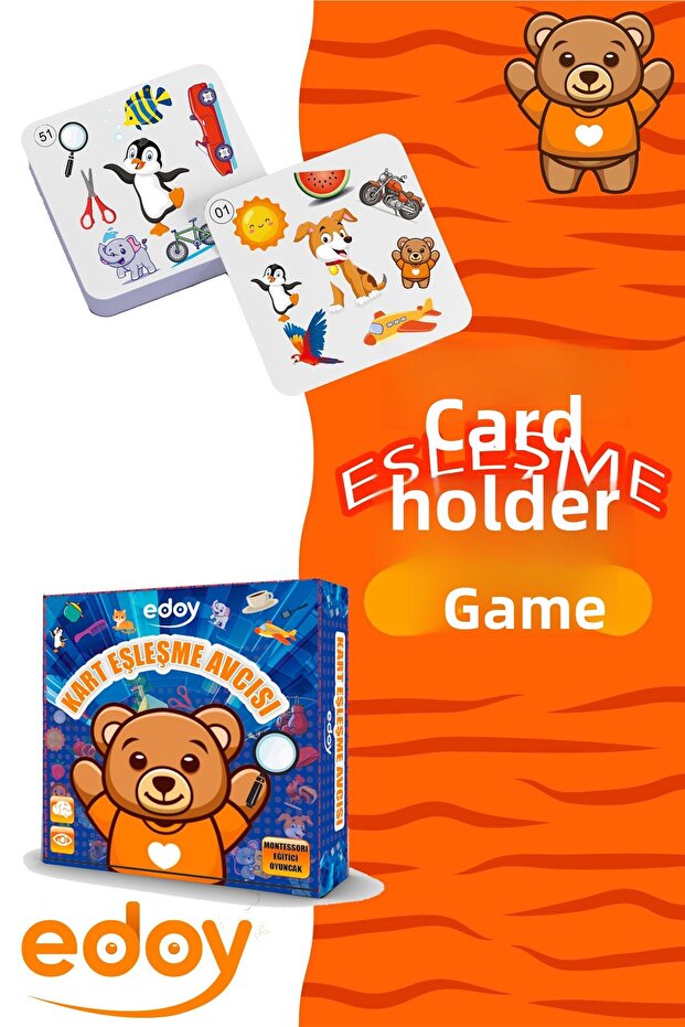 54 Cards Montessori Brain Teasers - Object Matching Hunter