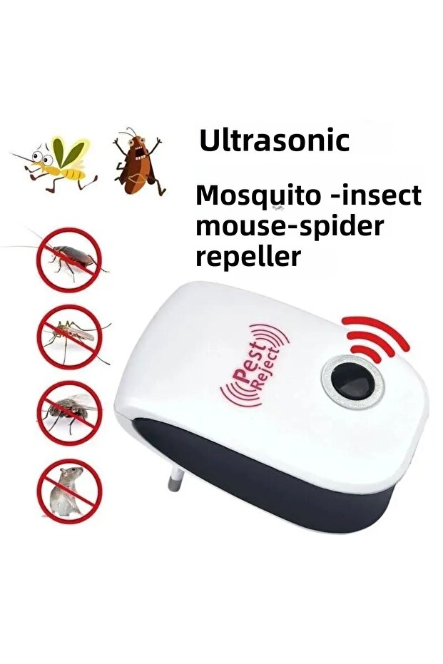 Ultrasonic Anti Mosquito Insect - Mouse Spider Bath Repellent