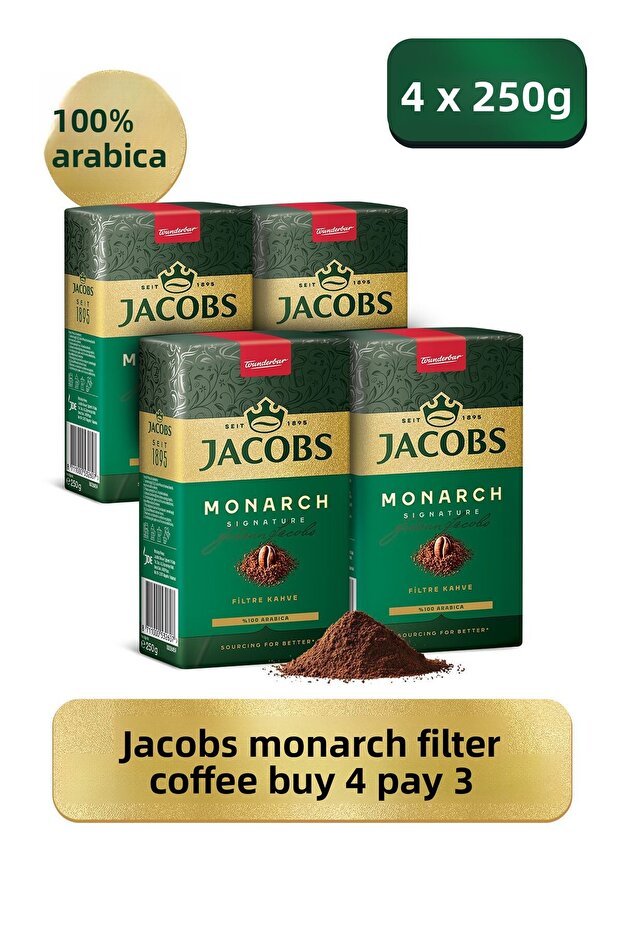 Monarch filter coffee 250 g x 4 pack - 1