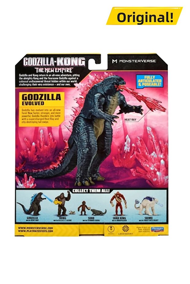 and Kong Action Figure Godzilla Evolved 15 Cm - 7