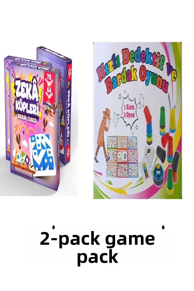 Q Bi̇tz - Smart Cups Fast Detective 2-Piece Game Pack