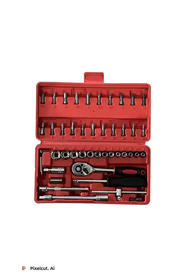 نيوبروتيك 46 قطعة 1-4 مجموعة مقابس وعزم دوران - 2