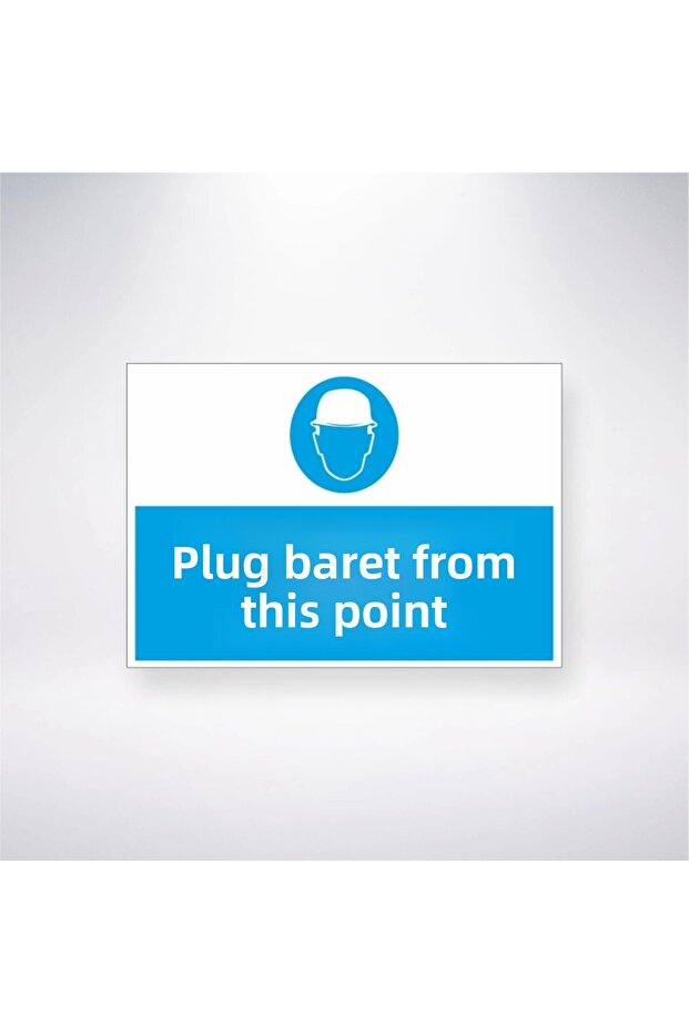 ملصق خوذة تاك 21 × 28 سم من هذه النقطة - 1