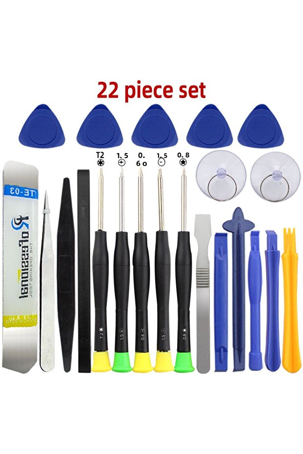 22 Piece Set Precision Screwdriver Set for Mobile Phones,Notebooks,and Computers-Perfect for Small M - 1