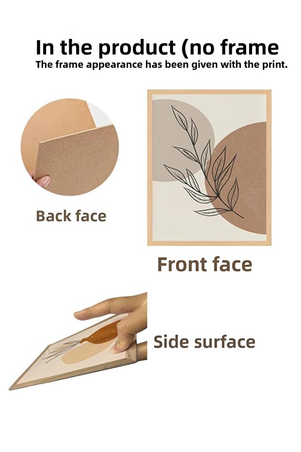 3 Piece Frame Look Wooden Mdf Table Set Ucmd Set1070 - 5