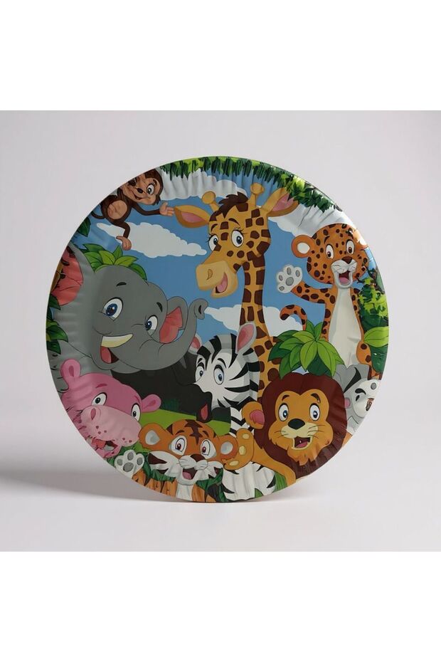 Safari 8'li Kağıt Tabak Bardak Seti - 2