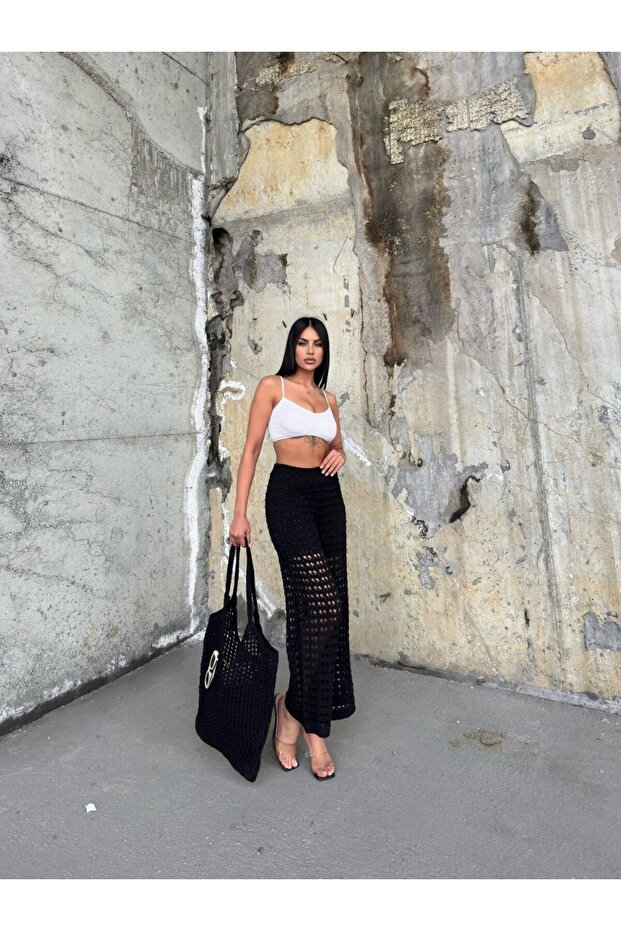 Summer Beach Pants with Openwork - 2