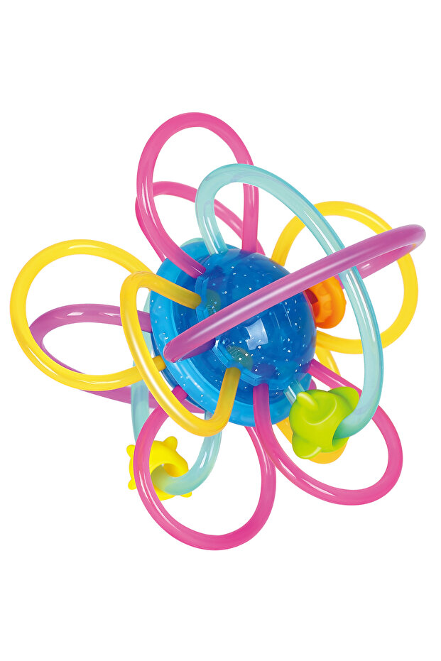 Teething Rings, Soft TPU Material for Gentle Gum Massage, Spinning Ball with Fun Sound Effects, - 1