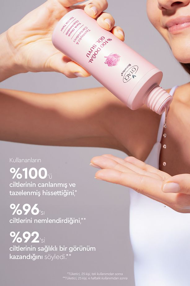 Gül Kürü % 100 Doğal Gül Suyu Canlandırıcı, Sıkılaştırıcı 150 ml - 3