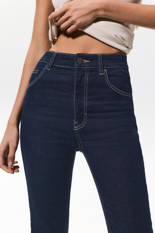 Yüksek bel skinny jean - 4