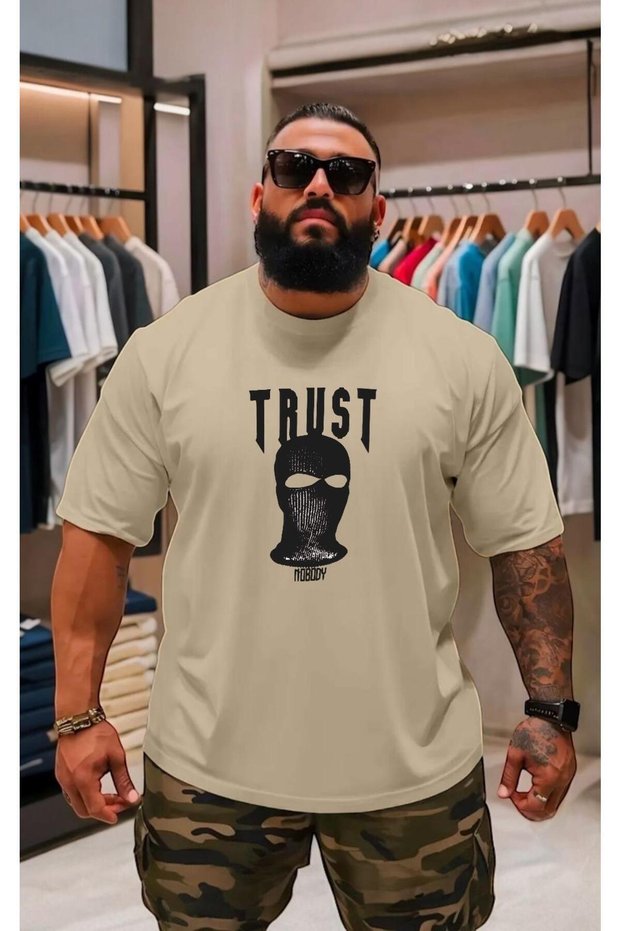 Plus Size Unisex Printed T-Shirt