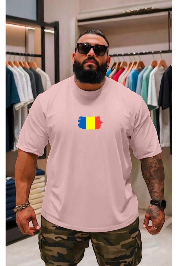 Plus Size Unisex Printed T-Shirt